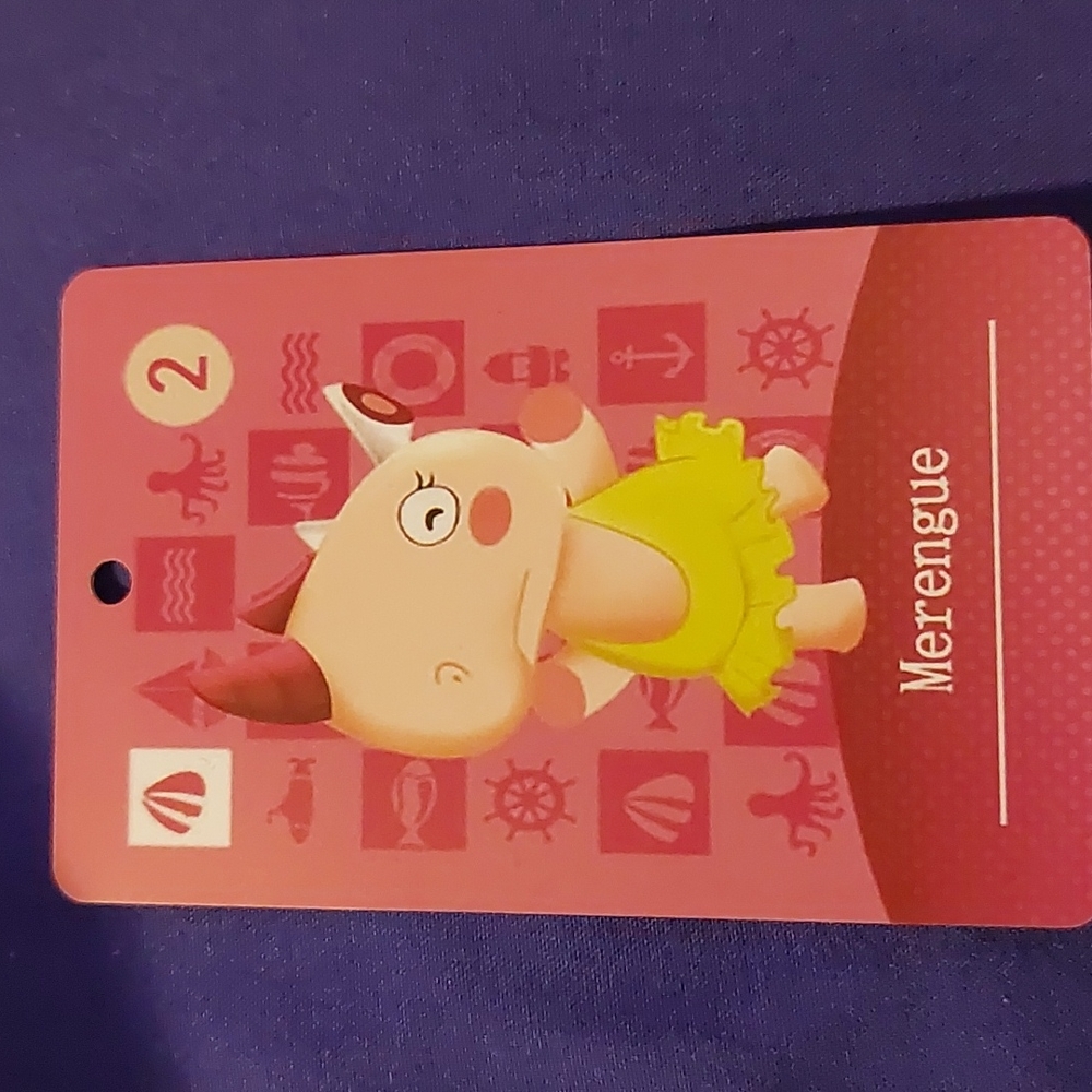 Merengue Animal Crossing Mini Amiibo RARE